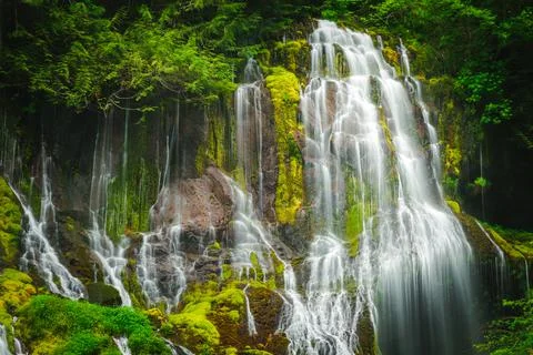 Oregon Waterfalls Foto stock