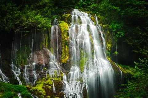 Oregon Waterfalls Foto stock