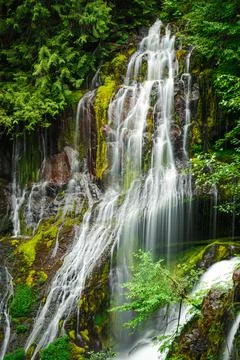 Oregon Waterfalls Stock Photos