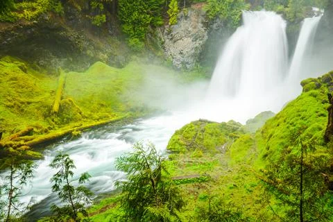 Oregon Waterfalls Foto stock