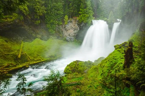 Oregon Waterfalls Foto stock
