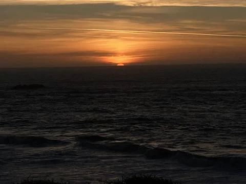 Oregoncoastsunset Stock Photos