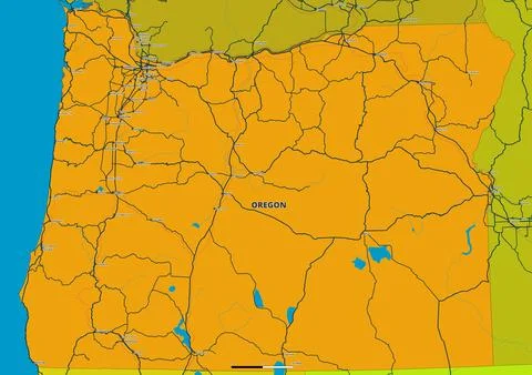 Oregon.eps Stock Illustration