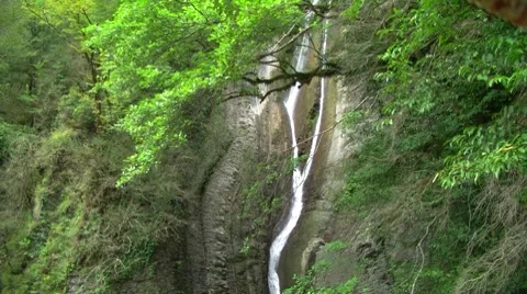 Orekhovsky Falls Stock Footage 8690822