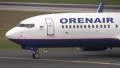 Orenair airplane on Taxiway HD Footage