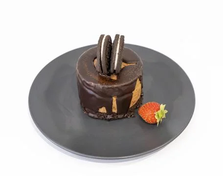 Oreo biscuit cake Stock Photos