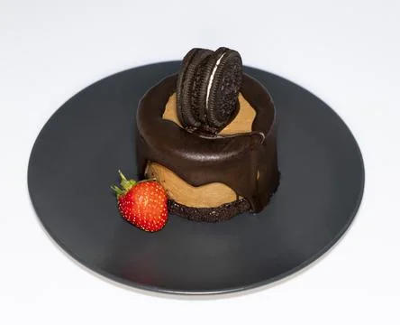Oreo Biscuit Cake Stock Photos