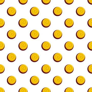 Oreo biscuit pattern seamless vector Stock Illustration