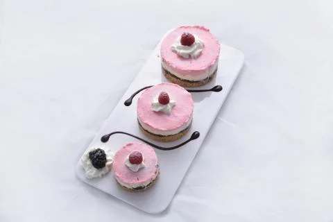 Oreo Cheesecake Dessert Stock Photos