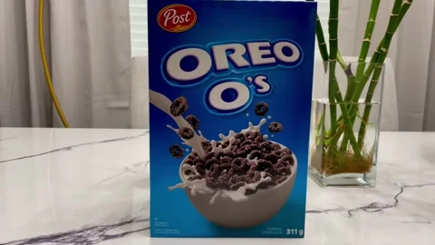 Oreo O's Cereal Stock Footage 221807273