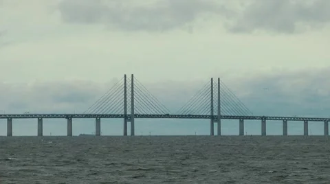 Oresund bridge Stock-Footage 8687530