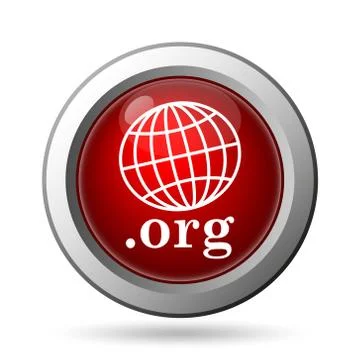 .org icon. Internet button on white background.. Stock Illustration