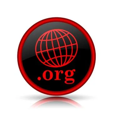 .org icon. Internet button on white background.. Stock Illustration