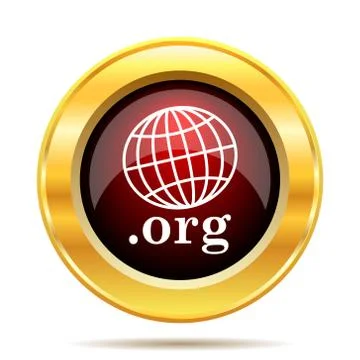 .org icon. Internet button on white background.. Stock Illustration