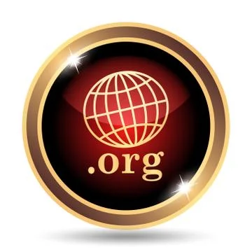 .org icon. Internet button on white background.. Stock Illustration