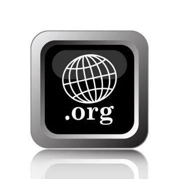 .org icon. Internet button on white background.. Stock Illustration
