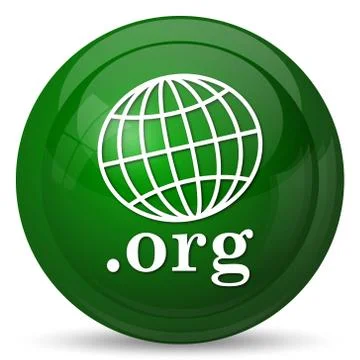 .org icon. Internet button on white background.. Stock Illustration
