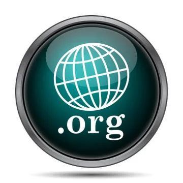 .org icon. Internet button on white background.. Stock Illustration