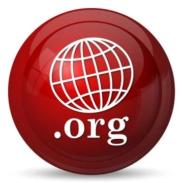 .org icon. Internet button on white background.. Stock Illustration