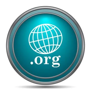 .org icon. Internet button on white background.. Stock Illustration
