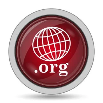 .org icon. Internet button on white background.. Stock Illustration