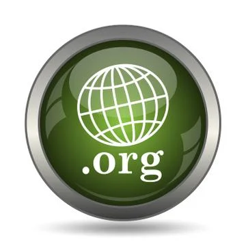.org icon. Internet button on white background. . Stock Illustration