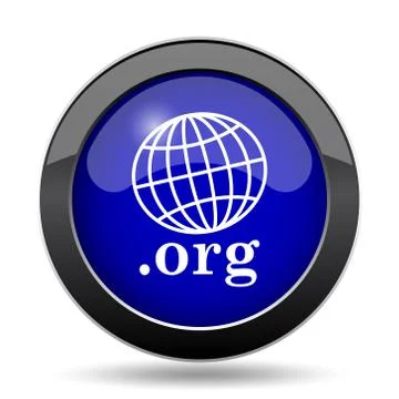 .org icon. Internet button on white background.. Stock Illustration