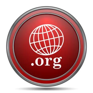 .org icon. Internet button on white background.. Stock Illustration