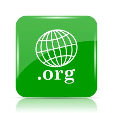 .org icon. Internet button on white background.. Stock Illustration