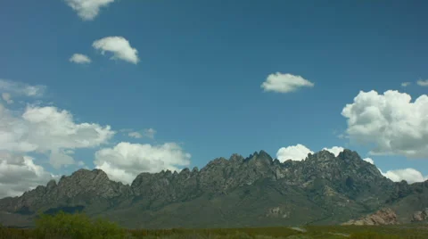 Organ Mountains Timelapse Spring Stock Footage 50571536