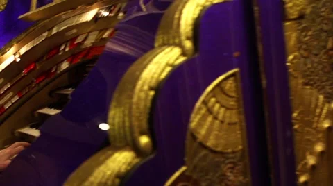 Organ playing side tilt Stock-Footage 50984118