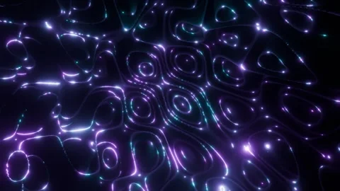 Organic Abstract Bubbles VJ Loop 4K - Hypnotic Music Background Animation Pi Stock Footage 293944374