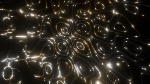 Organic Abstract Bubbles VJ Loop 4K - Hypnotic Music Background Animation Wh Stock Footage 293944479