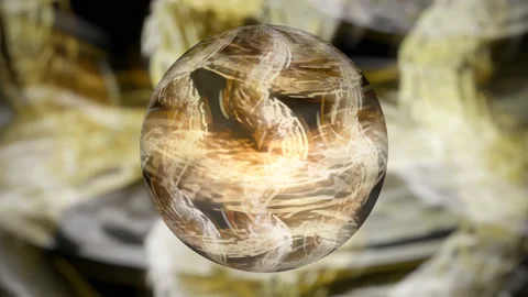 Organic abstract helix loop. 3d animation Video stock 157812298