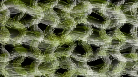 Organic abstract helix loop. 3d animation Video stock 157812313