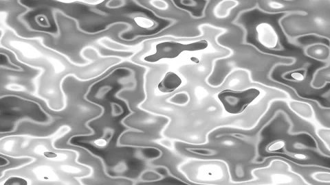 Organic Abstract Patterns Surging and Shimmering Across Soft Grey Tones in .. Stock-Footage 327606225