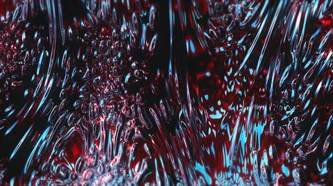 Organic alien water surface. 3d rendering background 스톡 일러스트