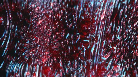 Organic alien water surface. 3d rendering background イラスト素材