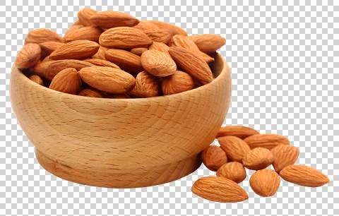 Organic almonds Stock Photos