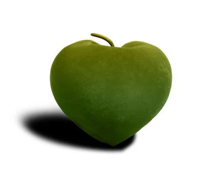 Organic apple Stock Illustration