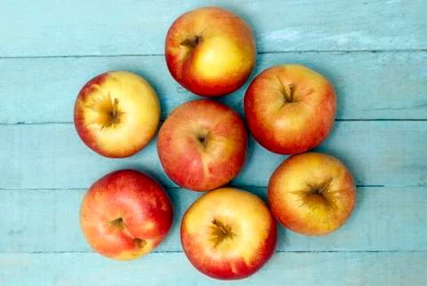 Organic Apples Foto stock