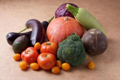 Organic assorted vegetable Stock Photos