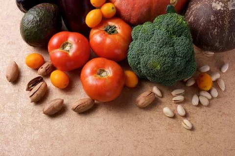 Organic assorted vegetable Stock Photos