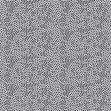 Organic background with rounded lines. Diffusion reaction seamless pattern 스톡 일러스트