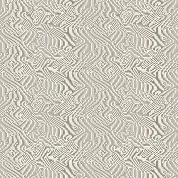 Organic background with rounded lines. Diffusion reaction seamless pattern Stock Illustration