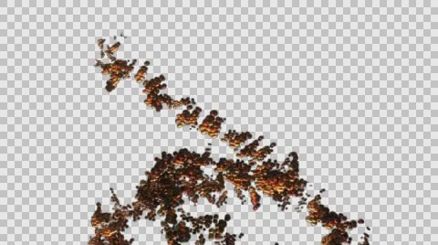 Organic Balls stream Stock Footage 67962864