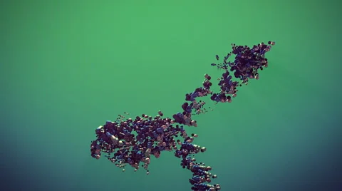 Organic Balls Stream Stock Footage 67963583