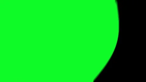 Organic black liquid shape wipes across the green screen Stock Footage 331767943