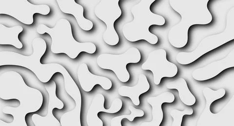Organic Blob Shadow Pattern Stock-Illustration