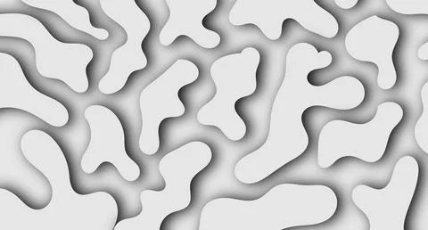 Organic Blob Shadow Pattern Stock-Illustration